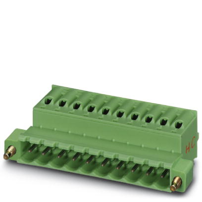 FKIC 2,5 HC/ 6-STF-5,08    Plug component, Nominal current: 16 A, Nom. voltage: 320 V, Pitch: 5.08 mm, Number of positions: 6, Connection type: Spring