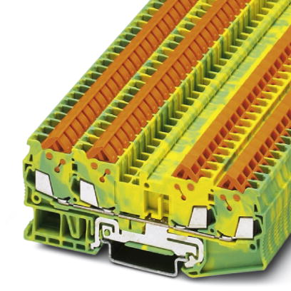 QTC 1,5-QUATTRO-PE    Ground modular terminal block, Type of connection: Quick connection, Quick connection, Cross section: 0.25 mm? - 1.5 mm?, AWG 24