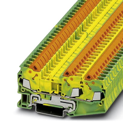 QTC 2,5-TWIN-PE    Feed-through modular terminal block, Type of connection: Quick connection, Quick connection, Cross section: 0.5 mm? - 2.5 mm?, AWG