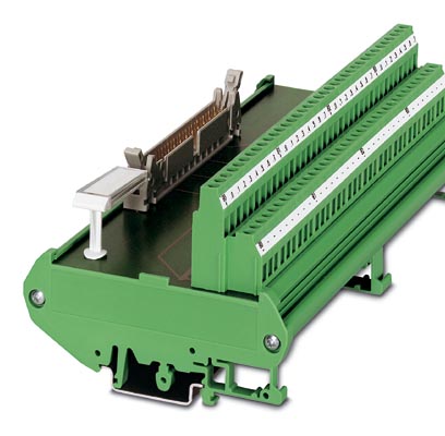 FLKM 50/32P/PLC    VARIOFACE interface module, for 32 channels, each with an additional terminal block per signal for a common plus potential