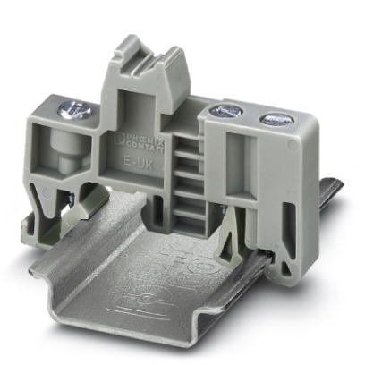 E/UK    End clamp, for supporting the electronic base. If mounted vertically, 2 end clamps are requi