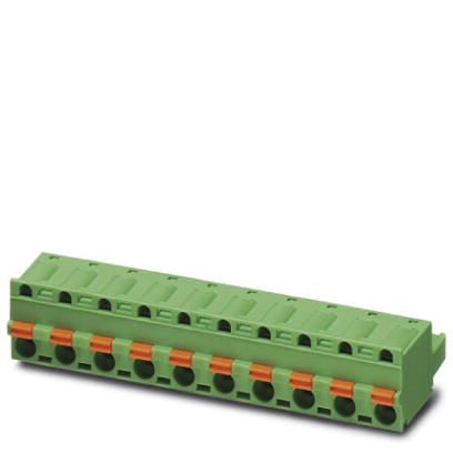 GFKC 2,5/10-ST-7,62    Plug component, Nominal current: 12 A, Nom. voltage: 400 V, Pitch: 7.62 mm, Number of positions: 10, Connection type: Spring-ca