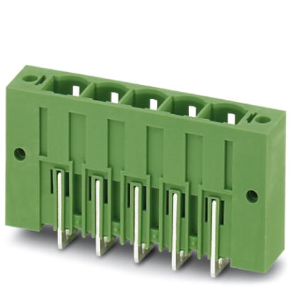 PCV 6-16/ 2-G1F-10,16    Header, Nominal current: 76 A, Nom. voltage: 1000 V, Pitch: 10.16 mm, Number of positions: 2, Color: green, Assembly: Solderi