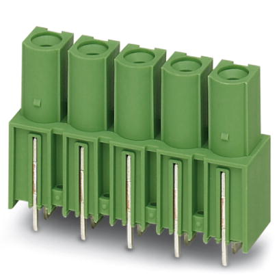 IPCV 16/ 7-G-10,16    Header, Nominal current: 76 A, Nom. voltage: 1000 V, Pitch: 10.16 mm, Number of positions: 7, Color: green, Assembly: Soldering