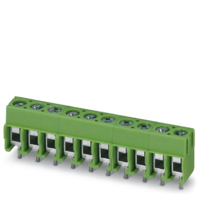 PT 1,5/ 9-5,0-H    PC terminal block, Nominal current: 17.5 A, Nom. voltage: 250 V, Pitch: 5 mm, Number of positions: 9, Type of connection: Screw con