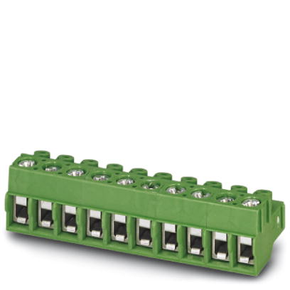 PT 1,5/10-PVH-5,0    Plug component, Nominal current: 12 A, Nom. voltage: 250 V, Pitch: 5 mm, Number of positions: 10, Connection type: Screw connecti
