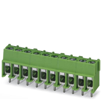 PT 2,5/ 9-5,0-H    PC terminal block, Nominal current: 32 A, Nom. voltage: 250 V, Pitch: 5 mm, Number of positions: 9, Type of connection: Screw conne