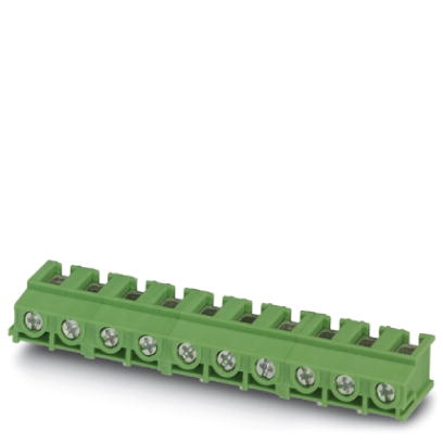 PT 2,5/10-7,5-V    PC terminal block, Nominal current: 32 A, Nom. voltage: 500 V, Pitch: 7.5 mm, Number of positions: 10, Type of connection: Screw co