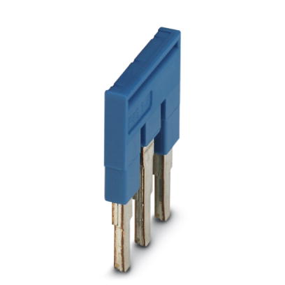 FBS 3-6 BU    Cross connector/jumper for modular terminal block, Number of positions: 3, Color: blue
