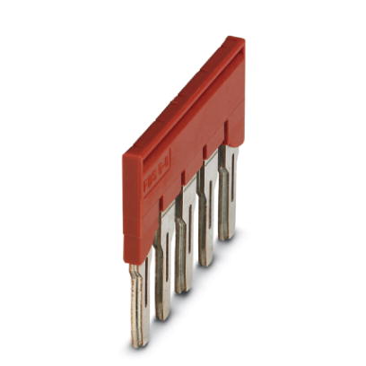 Image FBS 5-8    Cross connector/jumper for modular terminal block, Number of positions: 5, Color: red
