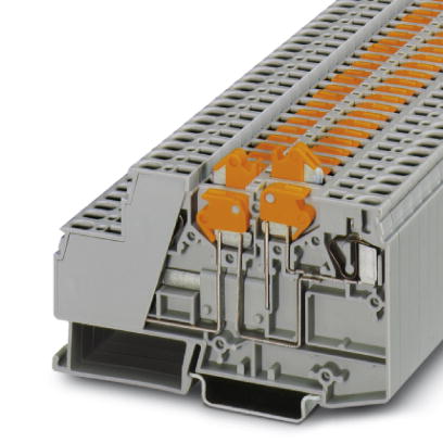 ZDMTK 2,5-TWIN    Disconnect and knife disconnect terminal block, Connection type: Spring-cage connection, Cross section: 0.2 mm? - 4 mm?, AWG: 24 - 1