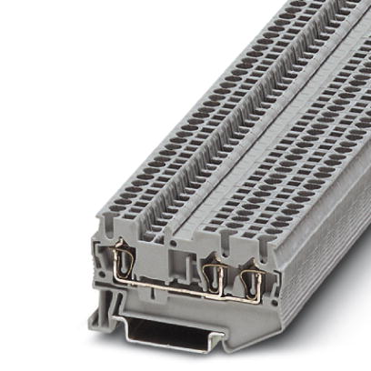 ST 1,5-TWIN OG    Feed-through modular terminal block, Type of connection: Spring-cage connection, Cross section: 0.08 mm? - 1.5 mm?, AWG 28 - 16, Wid