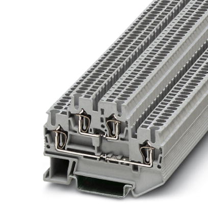 STTB 1,5    Double-level spring-cage terminal block, Cross section: 0.08 mm? - 1.5 mm?, AWG: 28 - 16, Connection type: Spring-cage connection, Width: