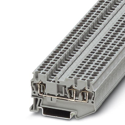 ST 2,5-TWIN OG    Feed-through modular terminal block, Type of connection: Spring-cage connection, Spring-cage connection, Cross section: 0.08 mm? - 4