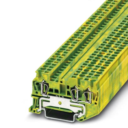 ST 2,5-TWIN-PE    Ground modular terminal block, Type of connection: Spring-cage connection, Spring-cage connection, Cross section: 0.08 mm? - 4 mm?,