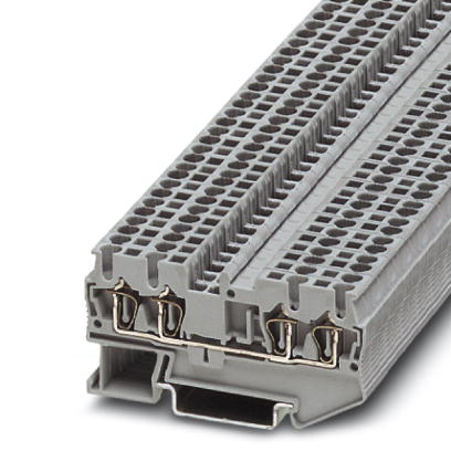 ST 2,5-QUATTRO RD    Feed-through modular terminal block, Type of connection: Spring-cage connection, Spring-cage connection, Cross section: 0.08 mm?