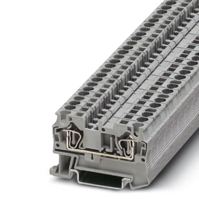 ST 4 BK    Feed-through modular terminal block, Type of connection: Spring-cage connection, Cross section: 0.08 mm? - 6 mm?, AWG 28 - 10, Width: 6.2 m