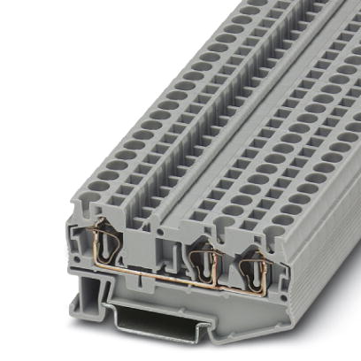ST 4-TWIN BU    Feed-through modular terminal block, Type of connection: Spring-cage connection, Cross section: 0.08 mm? - 6 mm?, AWG 28 - 10, Width: