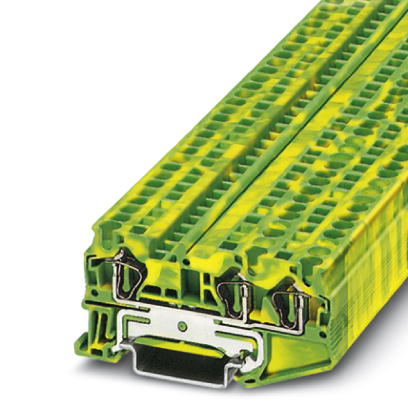 ST 4-TWIN-PE    Feed-through modular terminal block, Type of connection: Spring-cage connection, Cross section: 0.08 mm? - 6 mm?, AWG 28 - 10, Width: