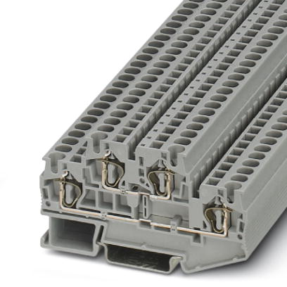 STTB 4    Feed-through modular terminal block, Cross section: 0.08 mm? - 6 mm?, AWG: 28 - 10, Connection type: Spring-cage connection, Width: 6.2 mm,