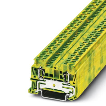 ST 1,5-PE    Ground modular terminal block, Type of connection: Spring-cage connection, Cross section: 0.08 mm? - 1.5 mm?, AWG 28 - 16, Width: 4.2 mm,