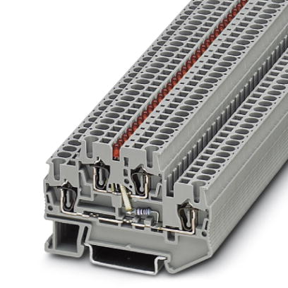 STTB 2,5-LA 24 RD    Component modular terminal block, Connection type: Spring-cage connection, Cross section: 0.08 mm? - 4 mm?, AWG: 28 - 12, Nominal