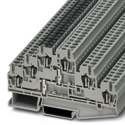 ST 2,5-3PV    Feed-through modular terminal block, Type of connection: Spring-cage connection, Cross section: 0.08 mm? - 4 mm?, AWG 28 - 12, Width: 5.