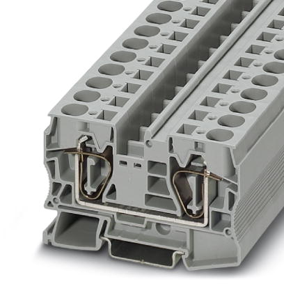 ST 16    Feed-through modular terminal block, Type of connection: Spring-cage connection, Spring-cage connection, Cross section: 0.2 mm? - 25 mm?, AWG
