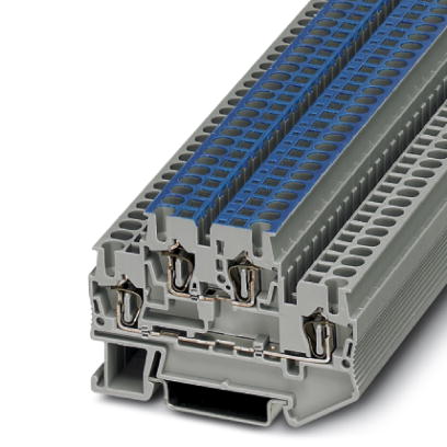 STTB 2,5-L/N    Feed-through modular terminal block, Cross section: 0.08 mm? - 4 mm?, AWG: 28 - 12, Connection type: Spring-cage connection, Width: 5.