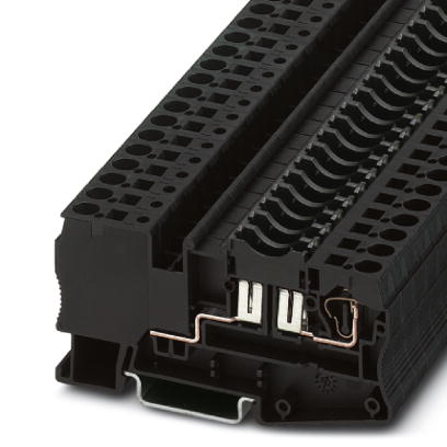 ST 4-FSI/C    Fuse terminal block for mounting on NS 35, for miniature circuit breakers, terminal width: 8,2 mm, color: Black