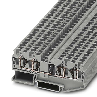ST 4-QUATTRO-DIO 1N 5408/L-R    Component modular terminal block, Connection type: Spring-cage connection, Cross section: 0.08 mm? - 6 mm?, AWG: 28 -
