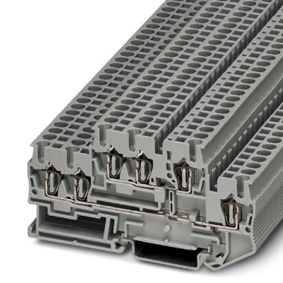 STTB 2,5-TWIN    Feed-through modular terminal block, Cross section: 0.08 mm? - 4 mm?, AWG: 28 - 12, Connection type: Spring-cage connection, Width: 5