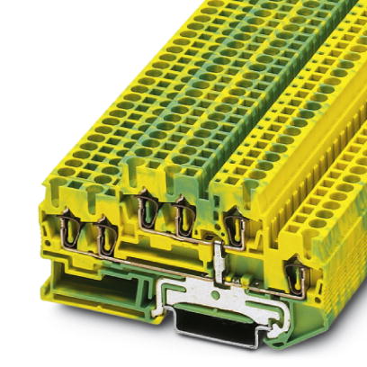 STTB 2,5-TWIN-PE    Feed-through modular terminal block, Cross section: 0.08 mm? - 4 mm?, AWG: 28 - 12, Connection type: Spring-cage connection, Width