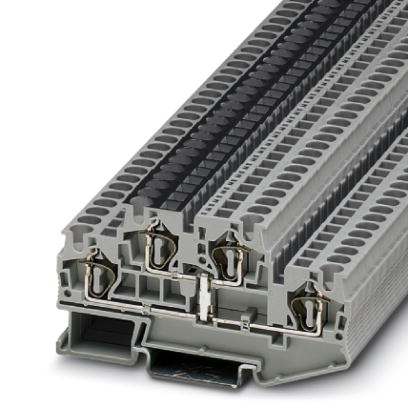 STTB 4-PV    Double-level spring-cage terminal block, Cross section: 0.08 mm? - 6 mm?, AWG: 28 - 10, Connection type: Spring-cage connection, Width: 6