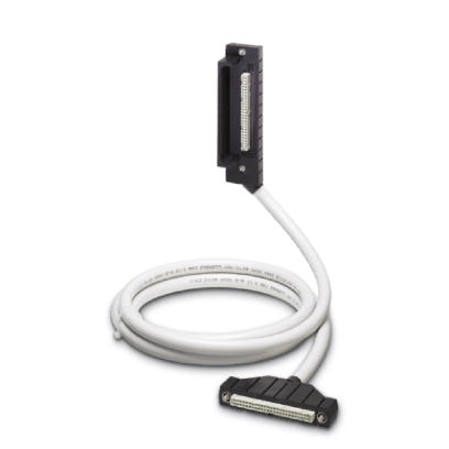 FLK 40-PA/EZ-DR/KS/1200/YUC    Assembled round cable with two molded 40-pos. socket strips (1:1 connection). Cable length: 12.0 m