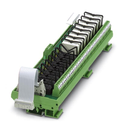 UMK-16 RM/KSR-G 24/21/E/PLC    VARIOFACE output expansion module, with 16 miniature switching relays, 1 PDT each, plugged, for 24 V DC (incl. relay)