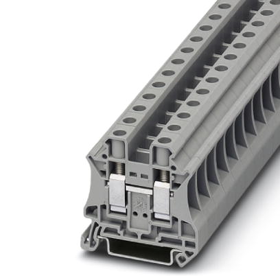 UT 10    Feed-through modular terminal block, Type of connection: Screw connection, Screw connection, Cross section: 0.5 mm? - 16 mm?, AWG 20 - 6, Wid