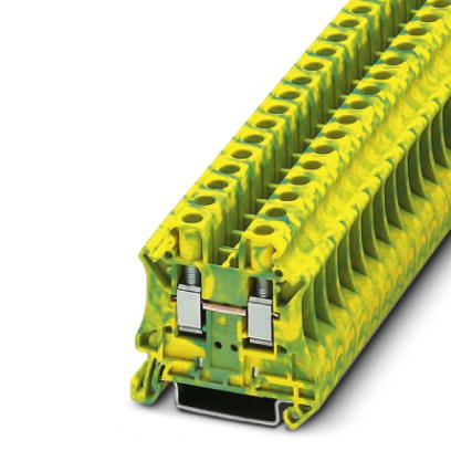 UT 6-PE    Feed-through modular terminal block, Type of connection: Screw connection, Screw connection, Cross section: 0.2 mm? - 10 mm?, AWG 24 - 8, W