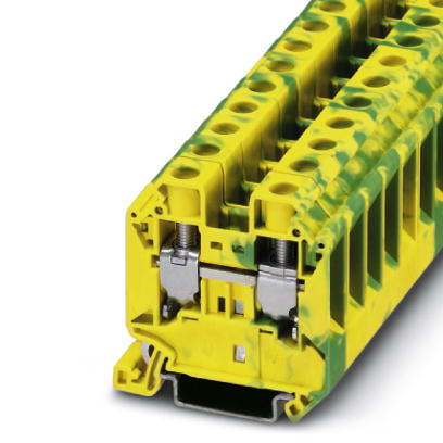 UT 16-PE    Feed-through modular terminal block, Type of connection: Screw connection, Screw connection, Cross section: 1.5 mm? - 25 mm?, AWG 16 - 4,