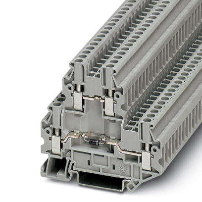 UTTB 2,5-DIO/UL-UR    Component modular terminal block, Cross section: 0.14 mm? - 4 mm?, AWG: 26 - 12, Connection type: Screw connection, Width: 5.2 m
