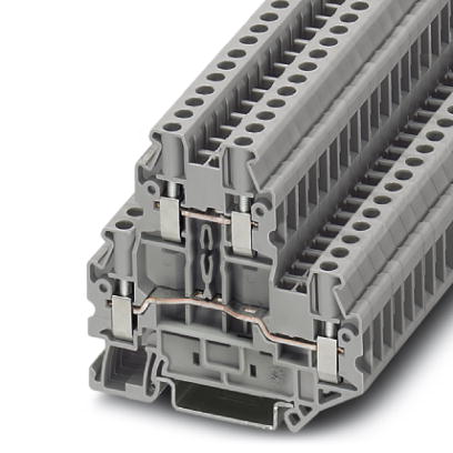 UTTB 4    Feed-through modular terminal block, Cross section: 0.14 mm? - 6 mm?, AWG: 26 - 10, Connection type: Screw connection, Width: 6.2 mm, Color: