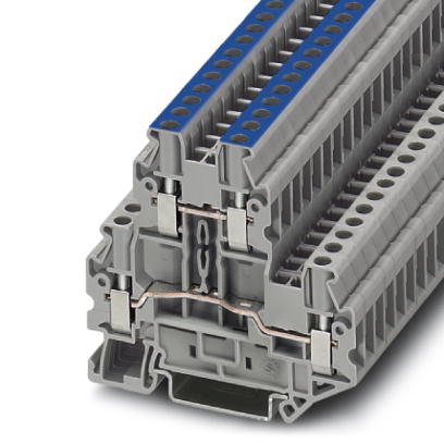 UTTB 2,5-L/N    Feed-through modular terminal block, Cross section: 0.14 mm? - 4 mm?, AWG: 26 - 12, Connection type: Screw connection, Width: 5.2 mm,
