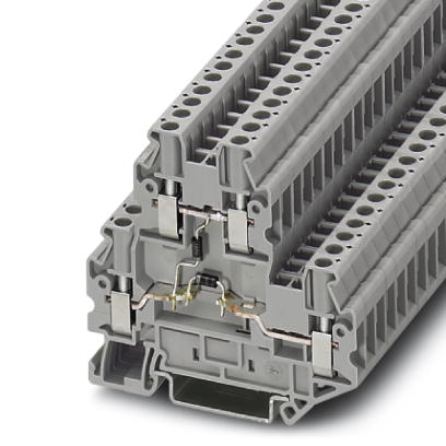 UTTB 2,5-2DIO/O-UL/UR-UL    Component modular terminal block, Cross section: 0.14 mm? - 4 mm?, AWG: 26 - 12, Connection type: Screw connection, Width: