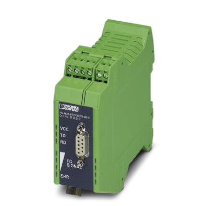 PSI-MOS-PROFIB/FO 660 E    FO converter with integrated optical diagnostics, alarm contact, for PROFIBUS up to 12 Mbps, termination device with an FO