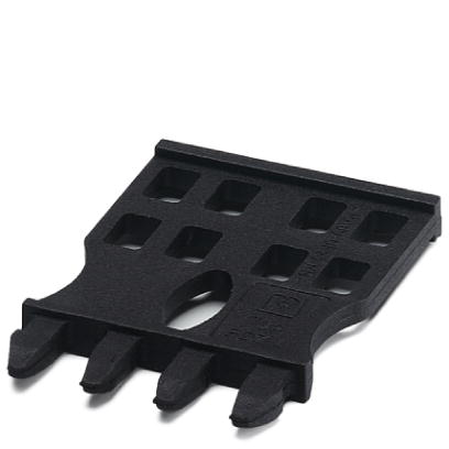 PDZ/4    Strain relief for COMBI plugs, Length: 3 mm, Width: 19.9 mm, Height: 23 mm, Number of positions: 4, Color: black