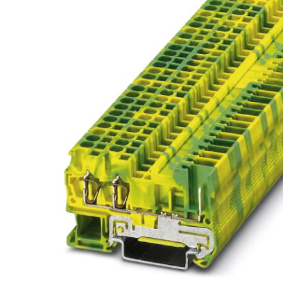 ST 2,5-TWIN/ 1P-PE    Pluggable spring-cage modular terminal block, Type of connection: Special and hybrid connection, Cross section: 0.08 mm? - 4 mm?