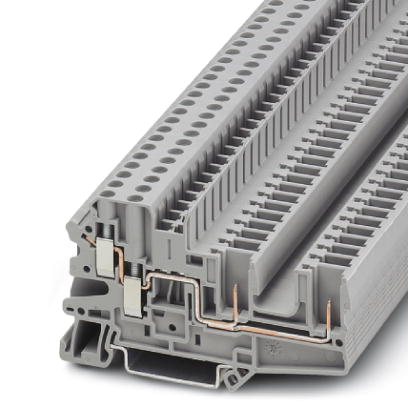 UT 4-QUATTRO/ 2P    Pluggable screw terminal block, Type of connection: Screw connection, Cross section: 0.14 mm? - 6 mm?, AWG 26 - 10, Width: 6.2 mm,