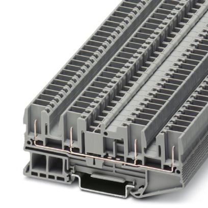 ST 2,5-QUATTRO/4P    Pluggable feed-through modular terminal block, Type of connection: Plug connection, Cross section: 0.08 mm? - 4 mm?, AWG 28 - 12,