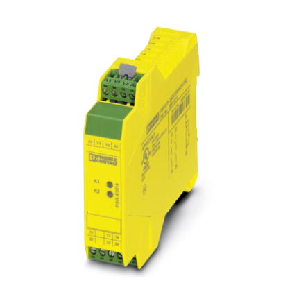 PSR-SCP- 24DC/ESP4/2X1/1X2    Safety relay for process engineering, emergency stop and protective door monitoring. One-channel, two enabling current p