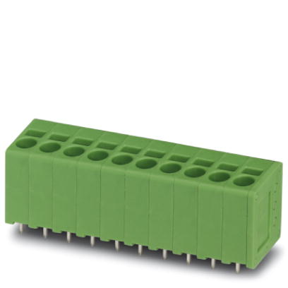 SPT 2,5/ 3-V-5,0    PC terminal block, Nominal current: 24 A, Nom. voltage: 250 V, Pitch: 5 mm, Number of positions: 3, Type of connection: Spring-cag